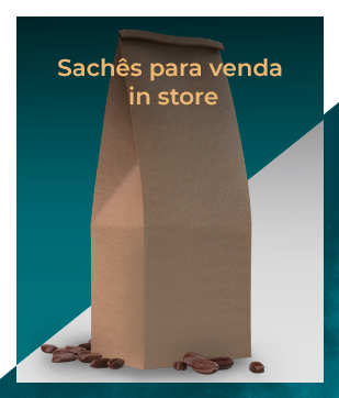 Sachês de cafés para vendas próprias na cafeteria com nosso pacote de embalagem.